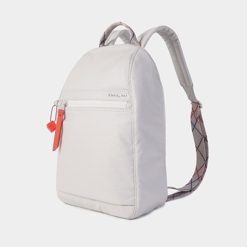 White Grey Women's Hedgren Vogue Backpacks | EIK8070MA