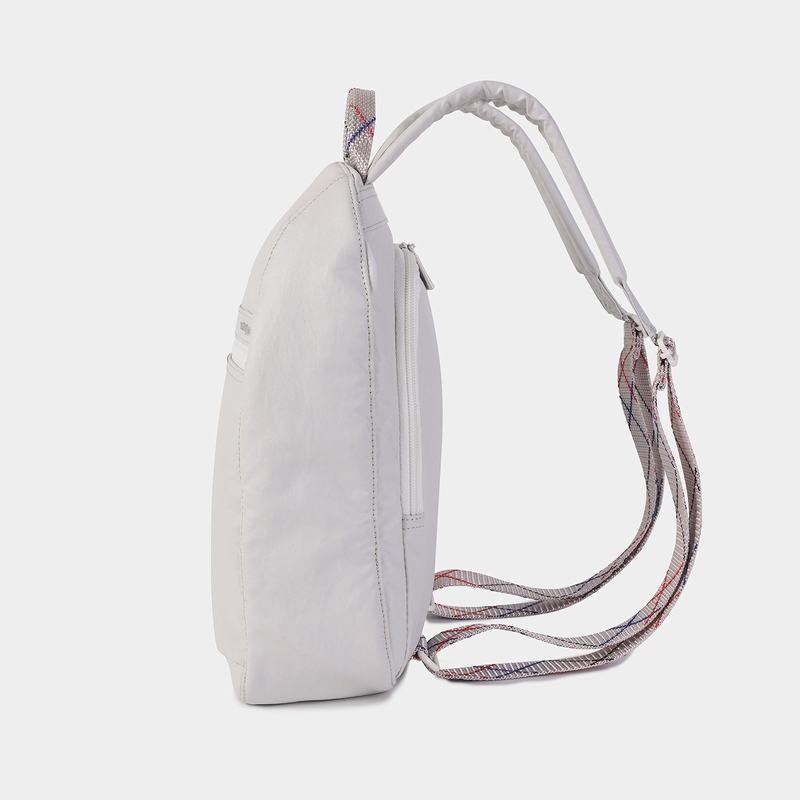 White Grey Women's Hedgren Vogue Backpacks | EIK8070MA