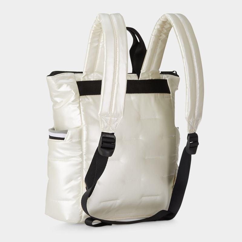 White Women's Hedgren Comfy Backpacks | ZXQ7831JG